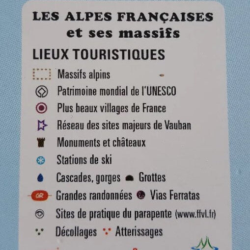 Carte en relief LES ALPES FRANCAISES et ses massifs :: 3D MAP
