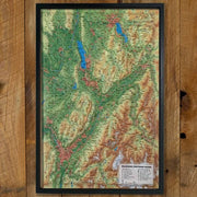 Carte en relief BAUGES BELLEDONNE CHARTREUSE :: 3D MAP