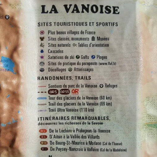 Carte en relief LA VANOISE :: 3D MAP