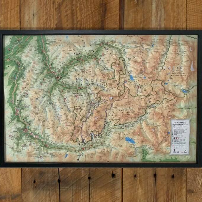 Carte en relief LA VANOISE :: 3D MAP