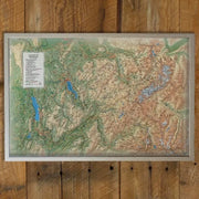 Carte en relief MONT BLANC et sa REGION :: 3D MAP