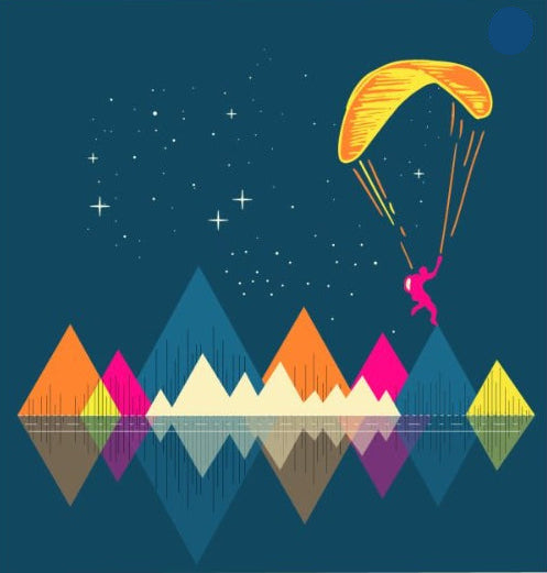 Tee-shirt bio MOUNTAINS :: TURBULENCE
