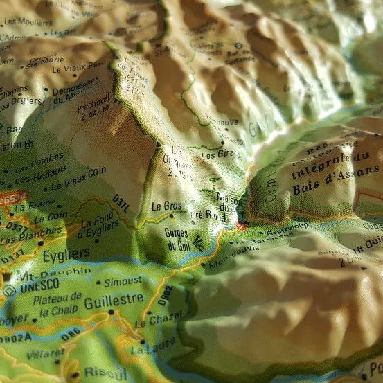 Carte en relief QUEYRAS UBAYE :: 3D MAP