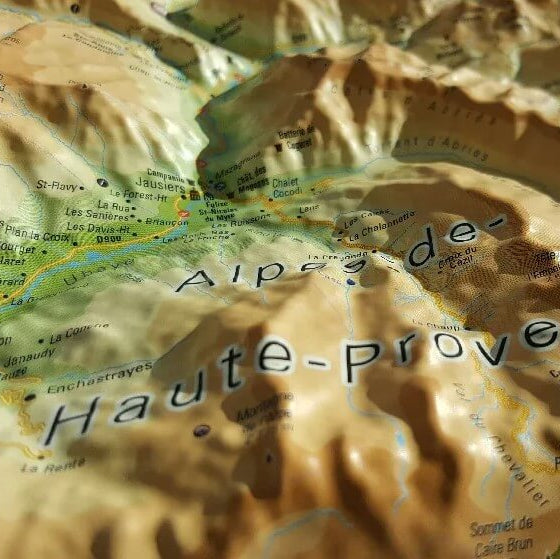 Carte en relief QUEYRAS UBAYE :: 3D MAP